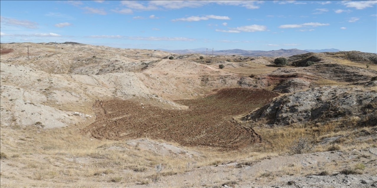 Obruk ve dolinler tarım arazisine dönüştürüldü