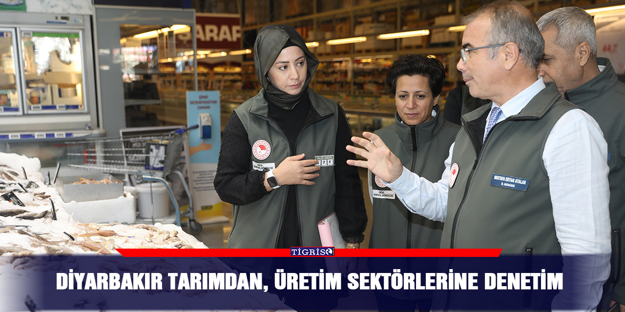 VİDEO - Diyarbakır Tarımdan, üretim sektörlerine denetim