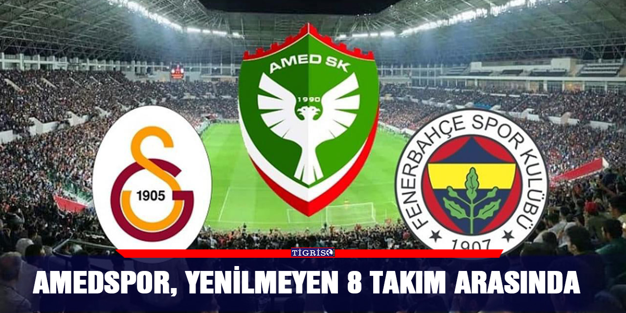 Amedspor, yenilmeyen 8 takım arasında