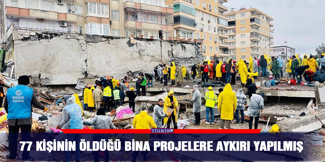 77 kişinin öldüğü bina projelere aykırı yapılmış