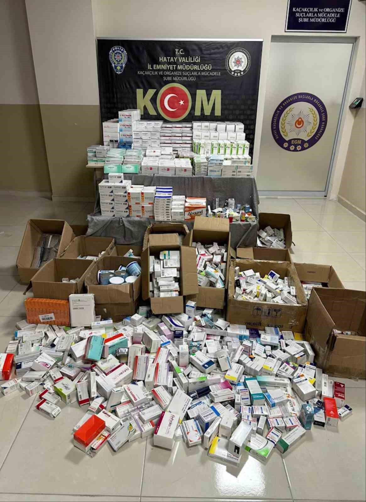 Kaçak ilaç operasyonu