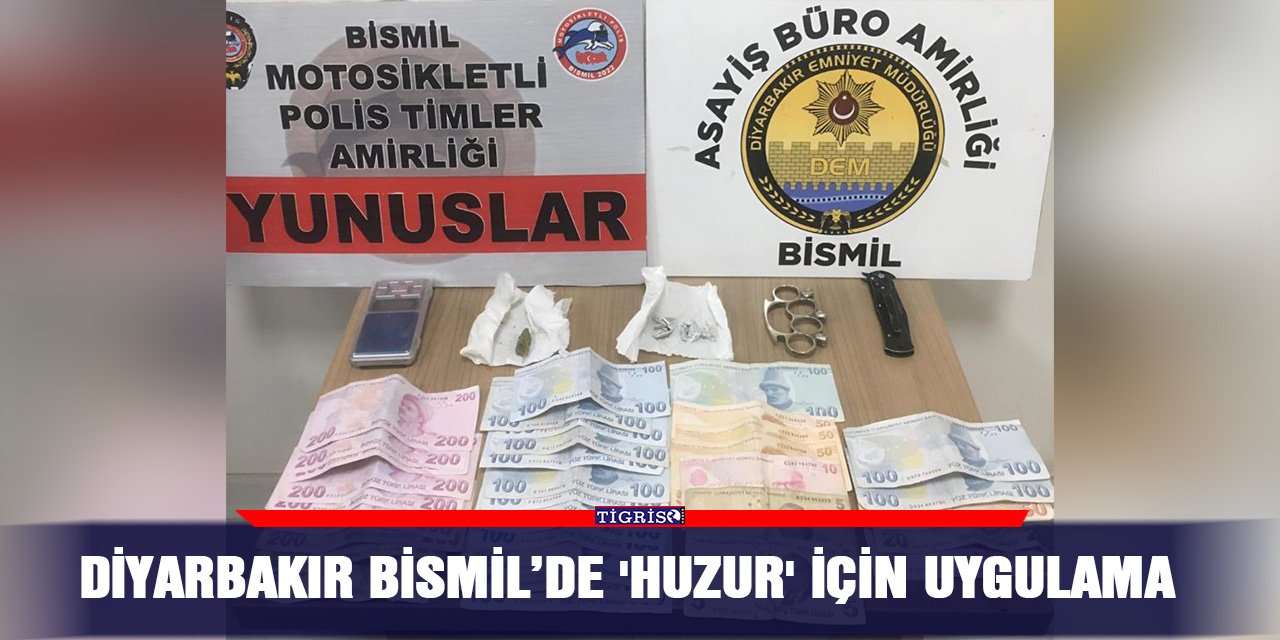 Diyarbakır Bismil’de 'huzur' için uygulama