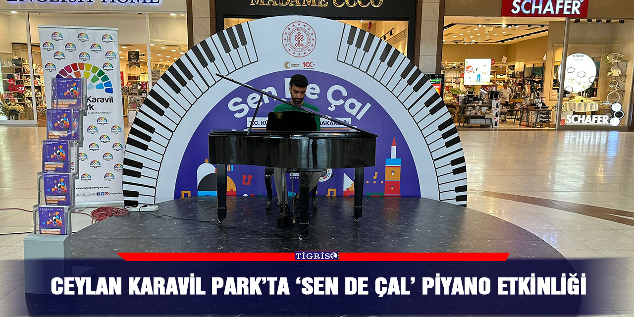 Ceylan Karavil Park’ta ‘Sen de çal’ piyano etkinliği