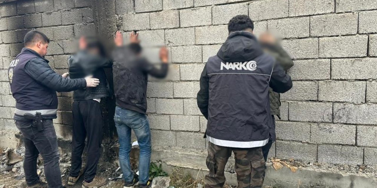 Uyuşturucu bağımlılarına şok baskın