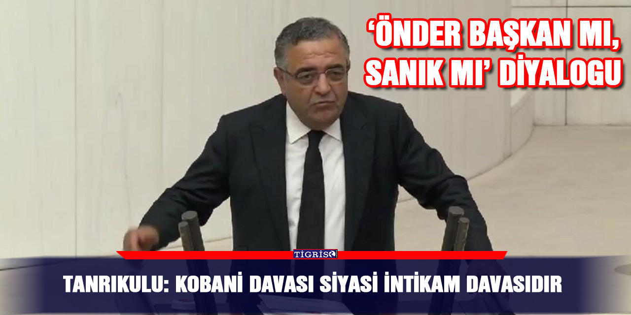 VİDEO - Tanrıkulu: Kobani davası siyasi intikam davasıdır