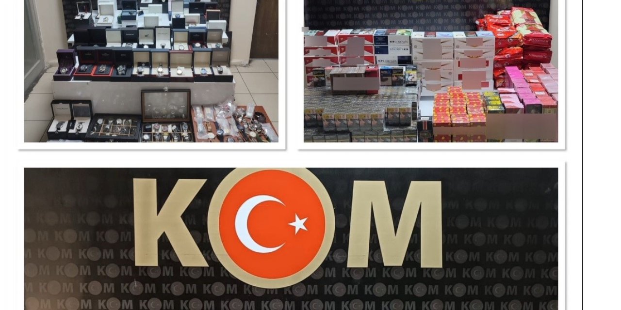 Gümrük kaçağı mallara el kondu