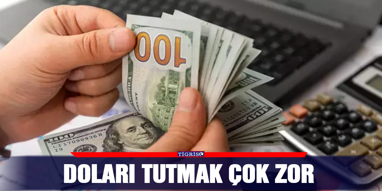 Doları tutmak çok zor