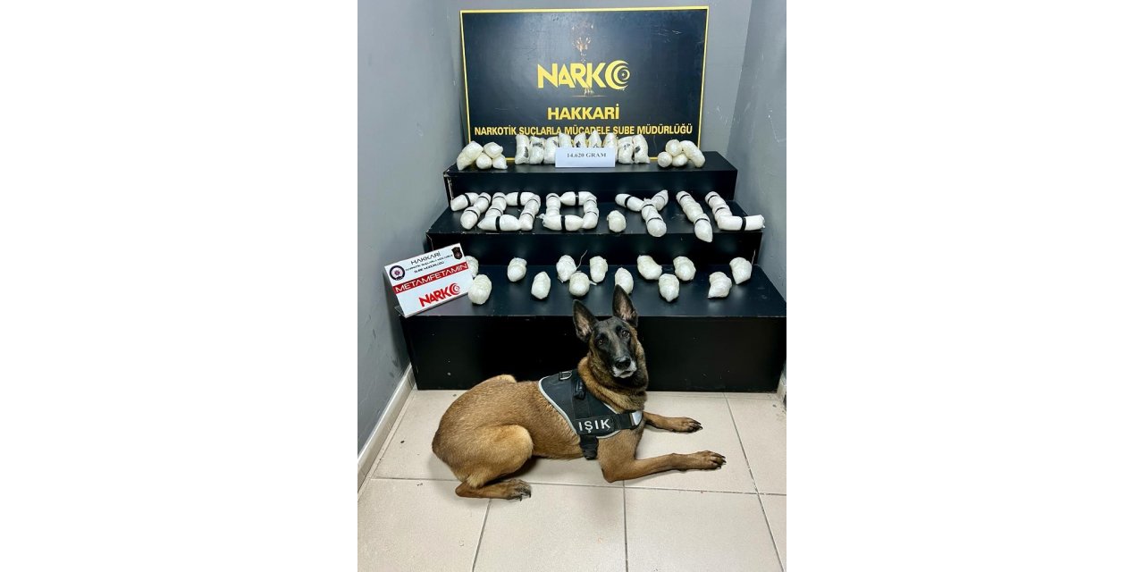 Hakkari'de metamfetamin operasyonu