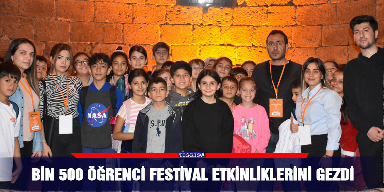 Bin 500 öğrenci festival etkinliklerini gezdi