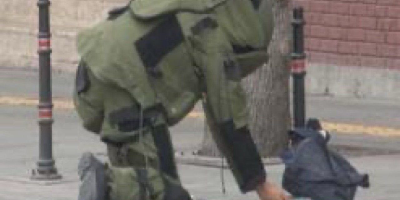 Şüpheli çanta paniğe neden oldu