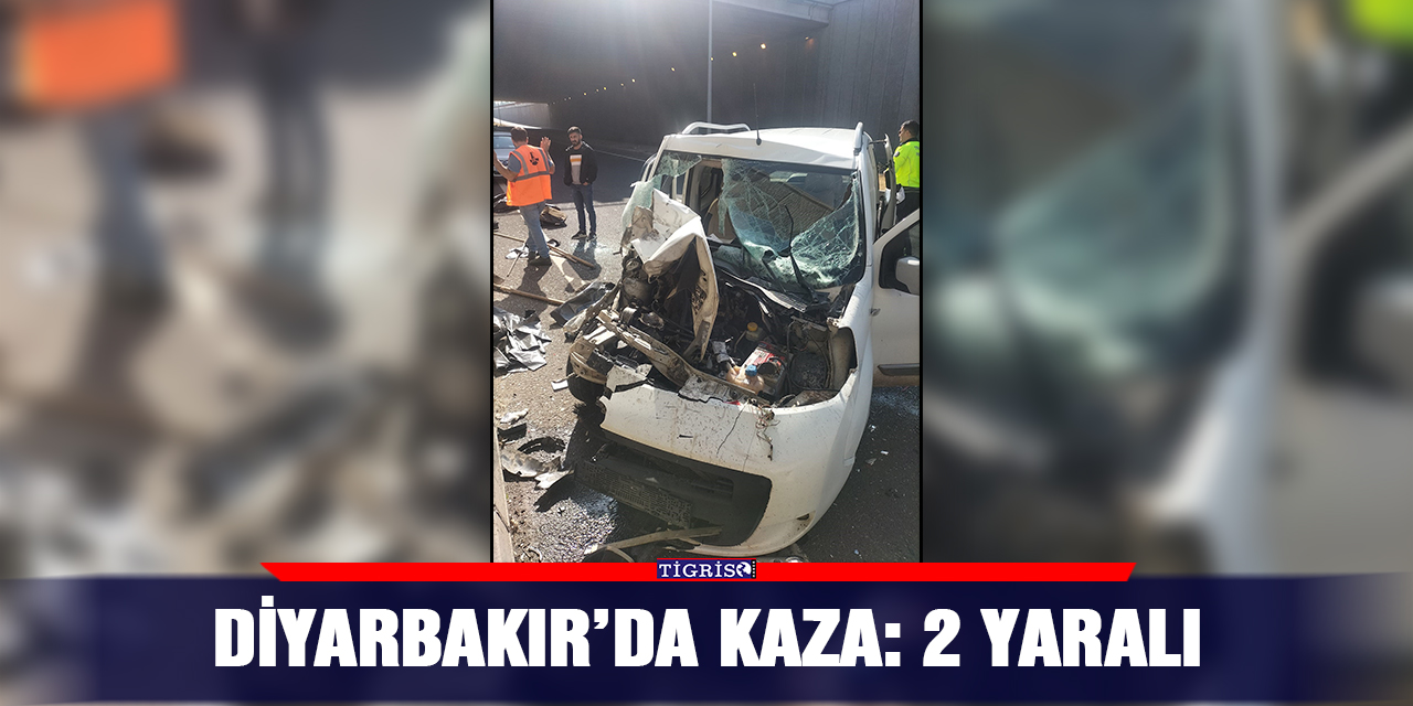 Diyarbakır’da kaza: 2 yaralı