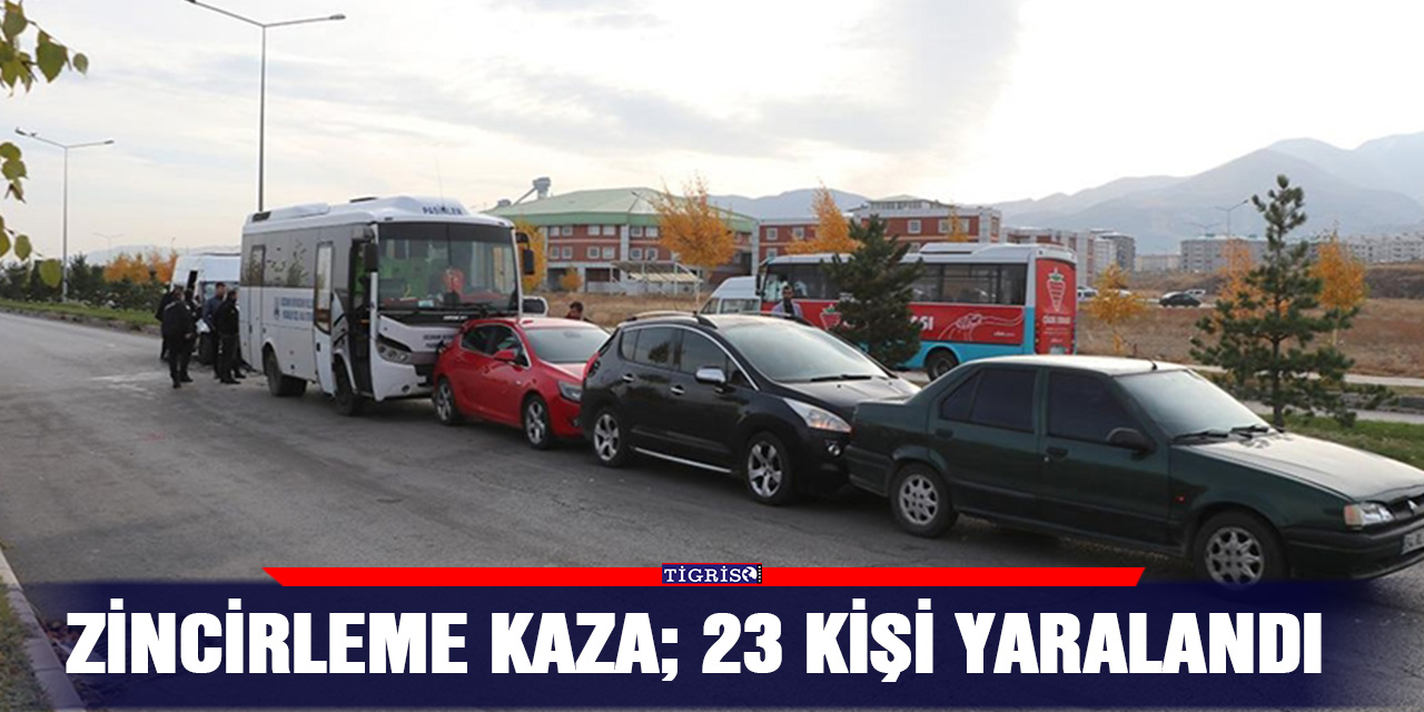 Zincirleme kaza; 23 kişi yaralandı