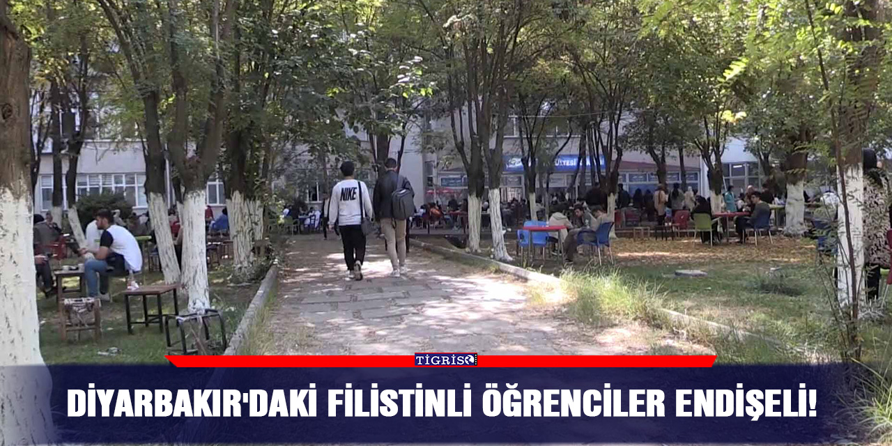 Diyarbakır'daki Filistinli öğrenciler endişeli!