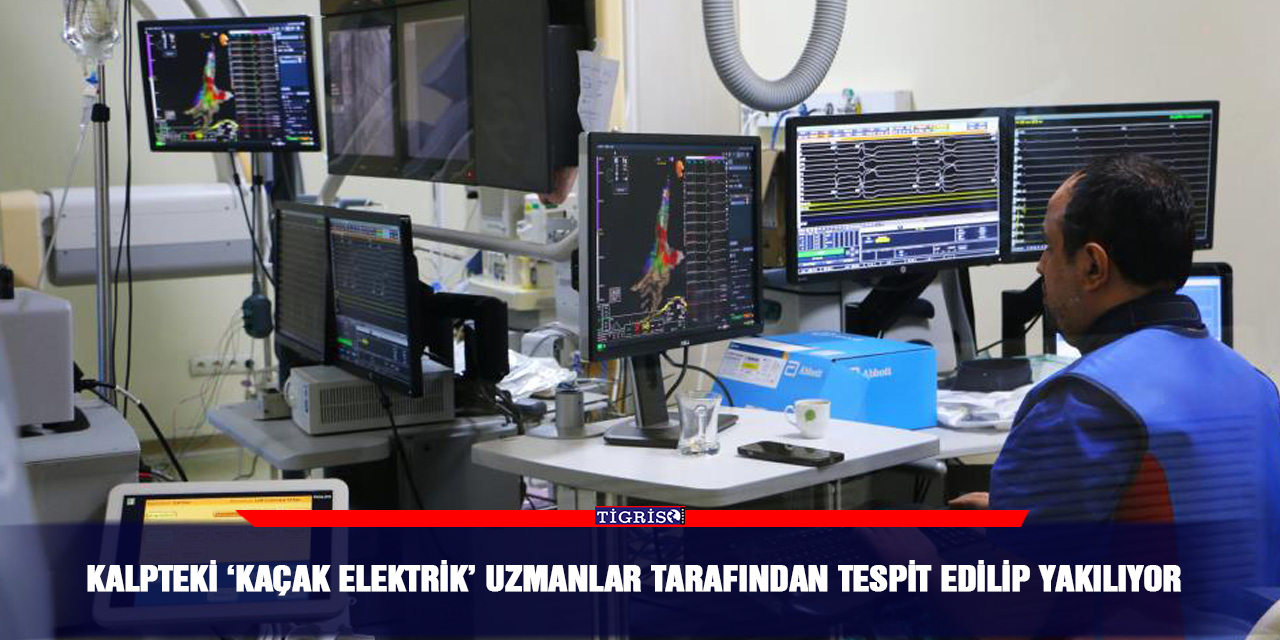 Kalpteki ‘kaçak elektrik’ uzmanlar tarafından tespit edilip yakılıyor