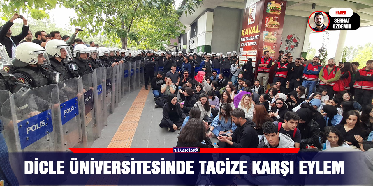 VİDEO - Dicle Üniversitesinde tacize karşı eylem