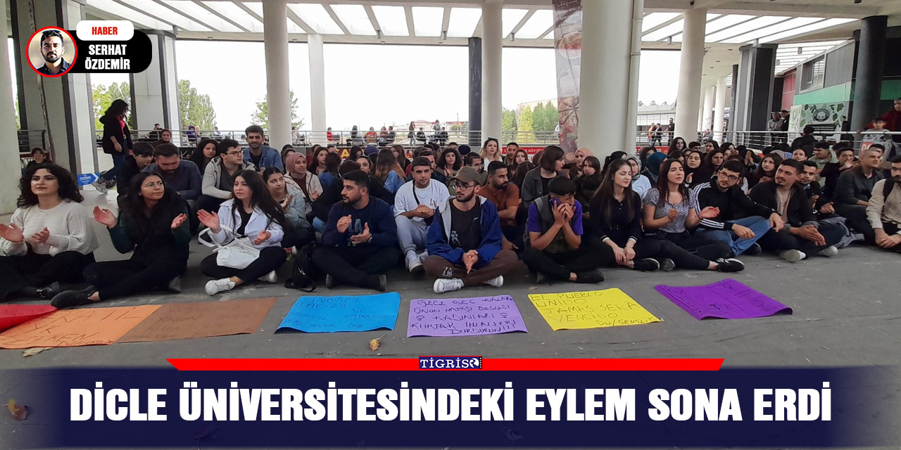 VİDEO - Dicle Üniversitesindeki eylem sona erdi
