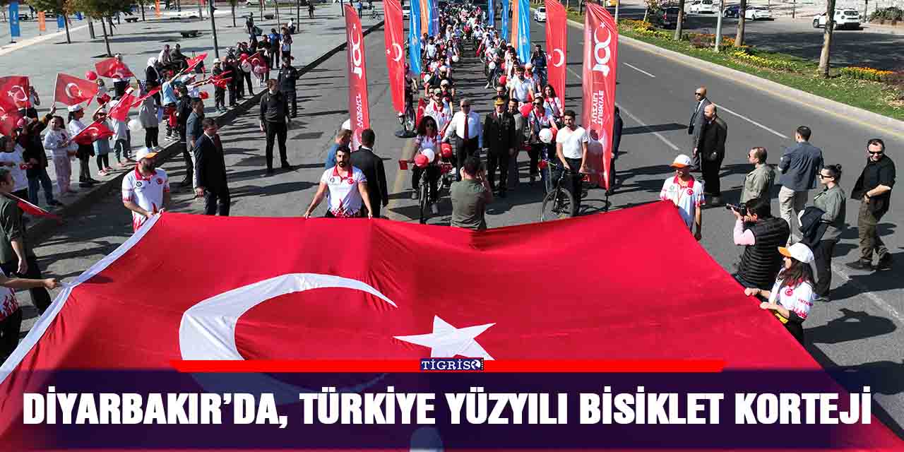 Diyarbakır’da, Türkiye Yüzyılı Bisiklet Korteji