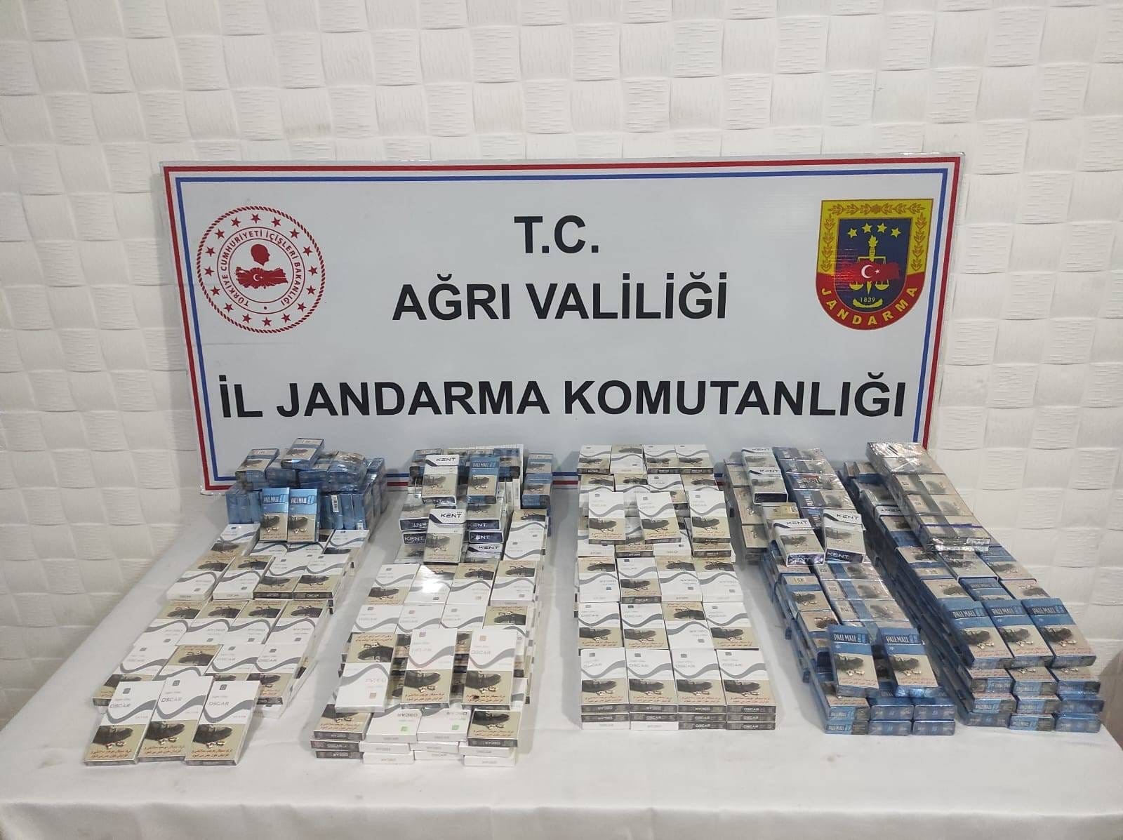 Ağrı’da kaçak sigara operasyonu