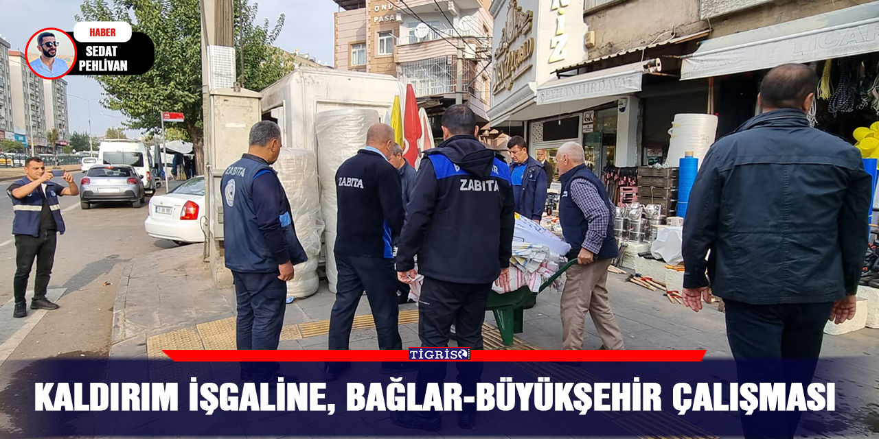 Kaldırım işgaline, Bağlar-Büyükşehir çalışması
