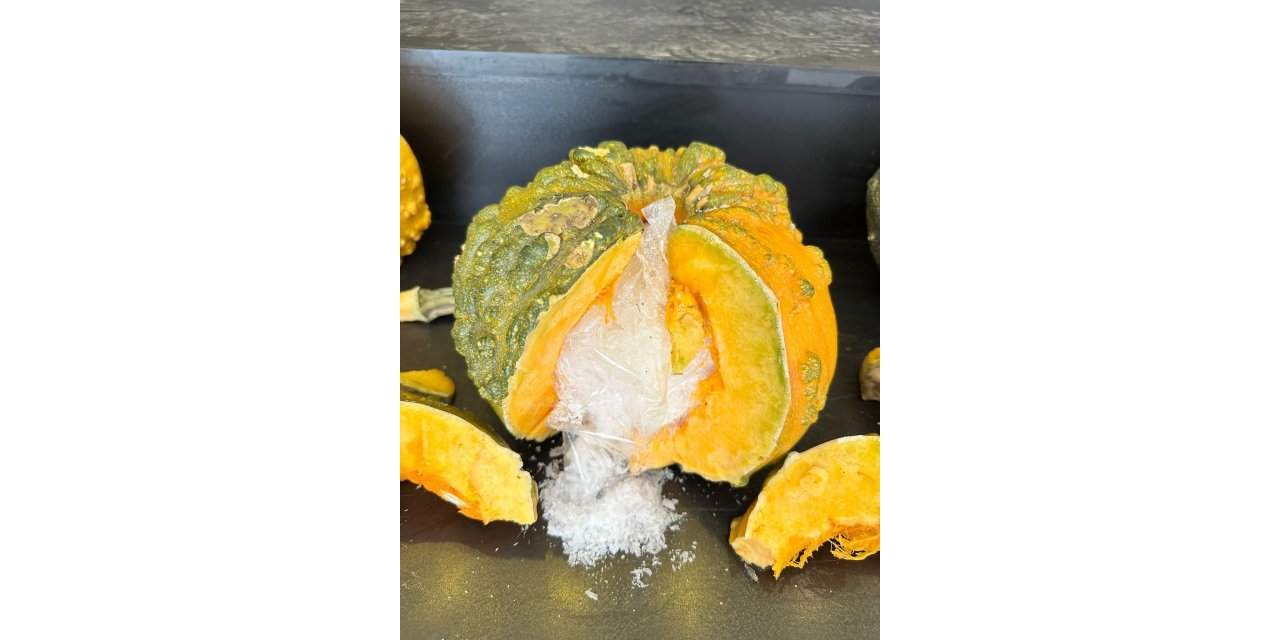 Bal kabakları içerisinde metamfetamin ele geçirildi