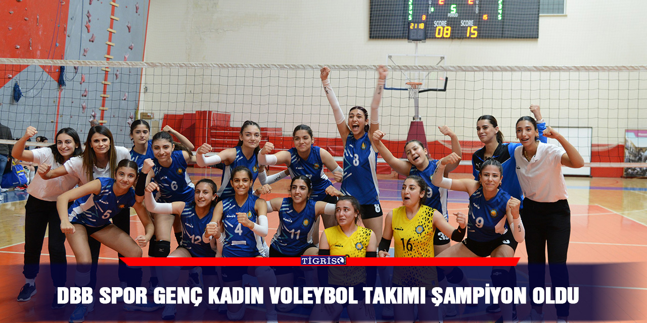DBB Spor Genç Kadın Voleybol Takımı şampiyon oldu
