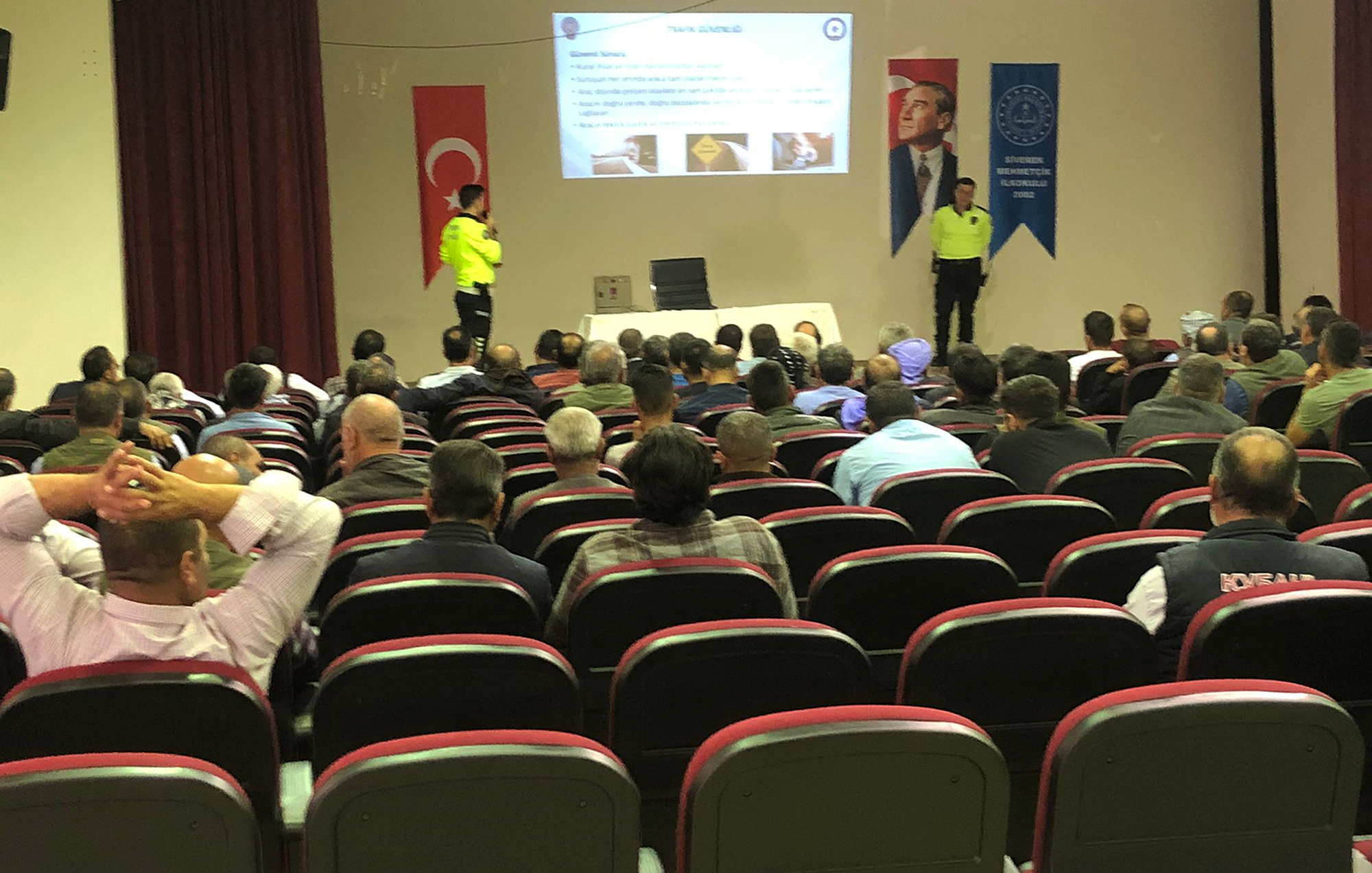 Servis sürücülerine eğitim