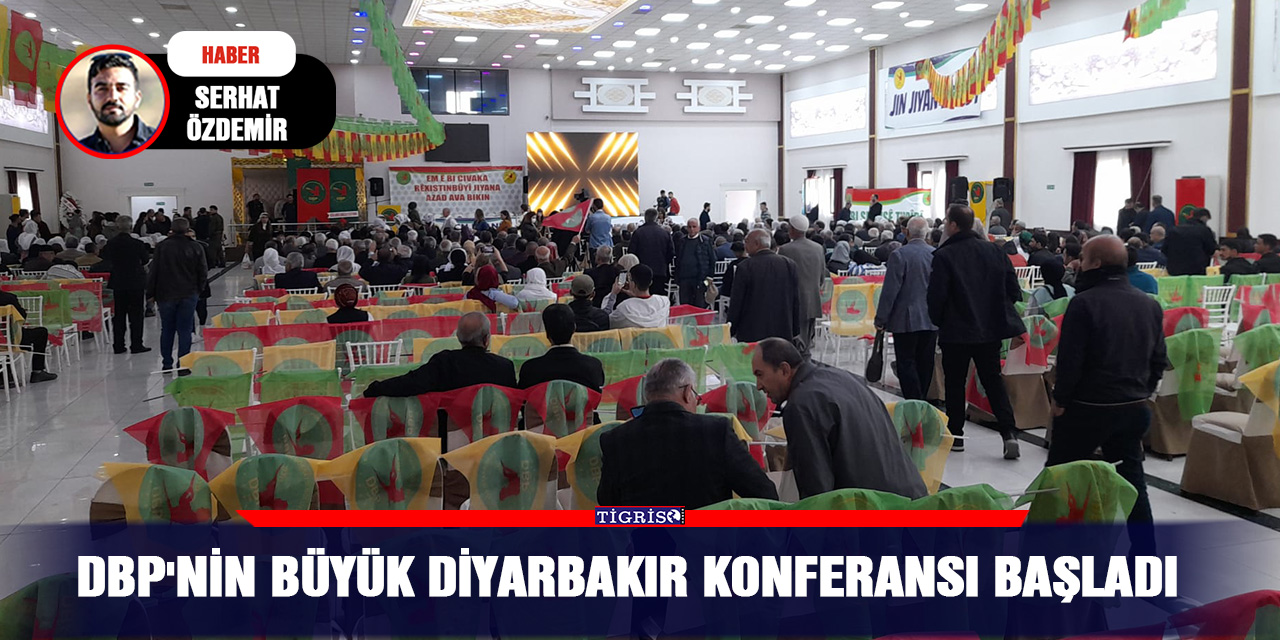 VİDEO - DBP'nin büyük Diyarbakır konferansı başladı