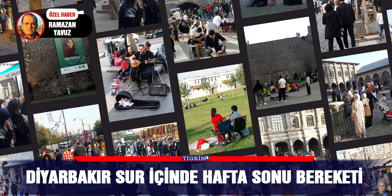 VİDEO - Diyarbakır sur içinde hafta sonu bereketi
