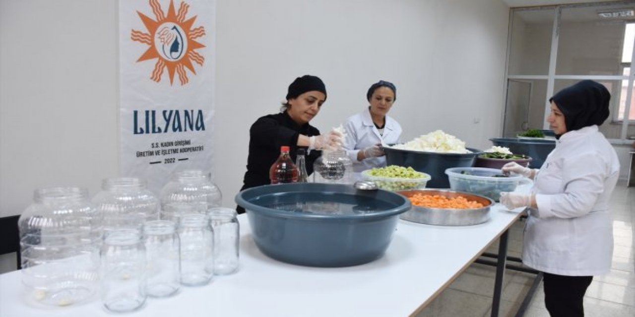 Kooperatif bünyesinde, üretim ve eğitime katkı sağlıyorlar