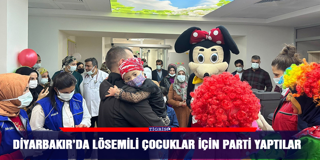 VİDEO - Diyarbakır’da lösemili çocuklar için parti yaptılar