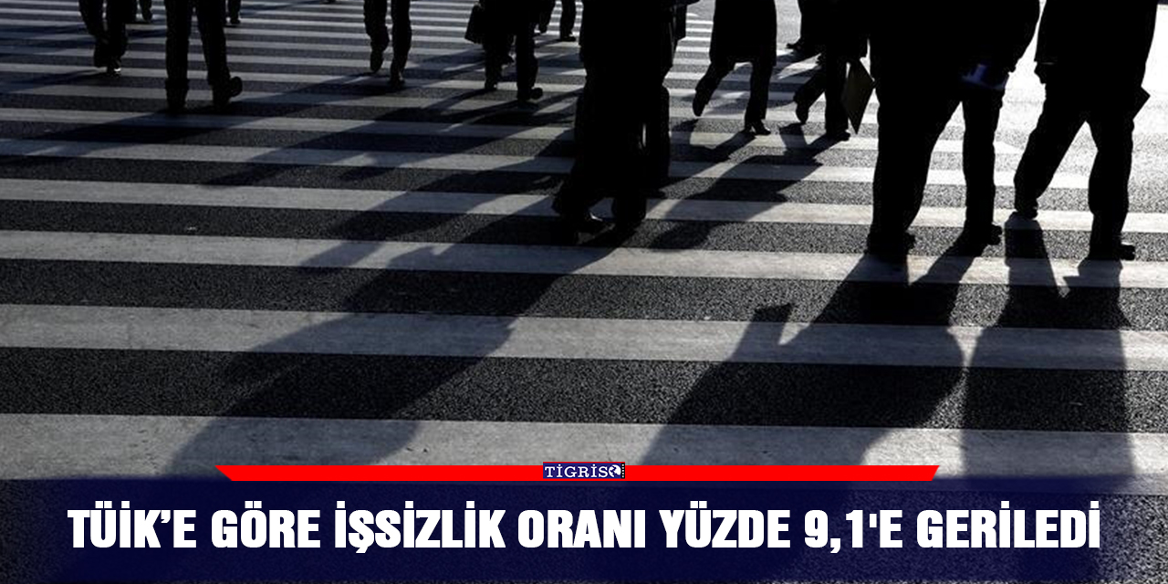 TÜİK’e göre işsizlik oranı yüzde 9,1'e geriledi