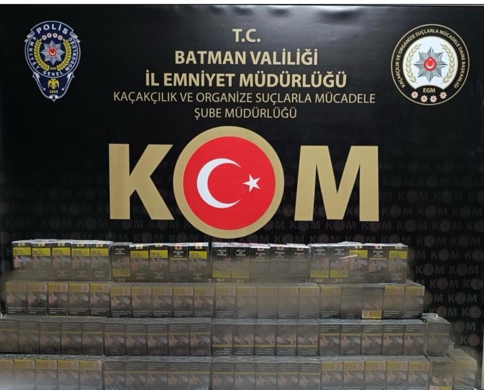 Batman’da çok sayıda gümrük kaçağı ürün ele geçirildi