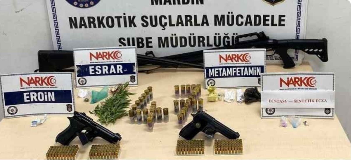 Mardin'de uyuşturucu operasyonu düzenlendi