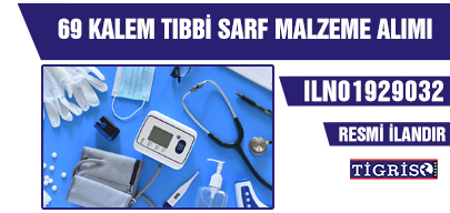 69 KALEM TIBBİ SARF MALZEME ALIMI