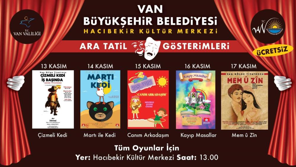 Van Belediyesinden ara tatil hediyesi