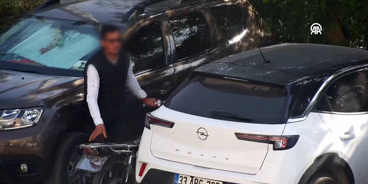 VİDEO - Motosiklet çaldı, tutuklandı