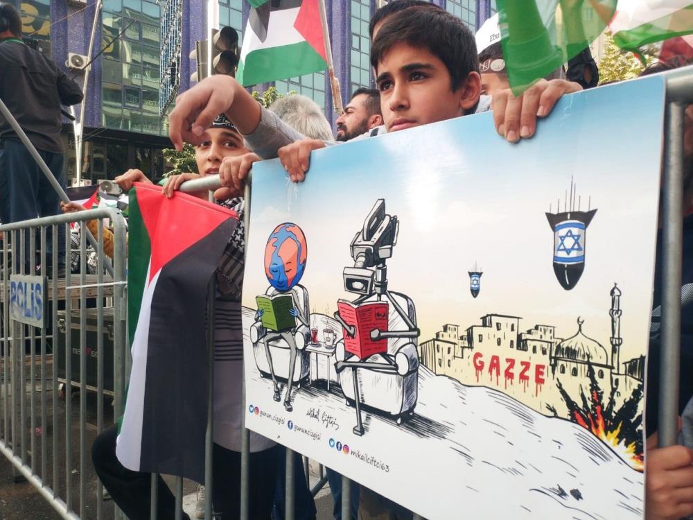 Batman'da Filistin'e destek eylemi