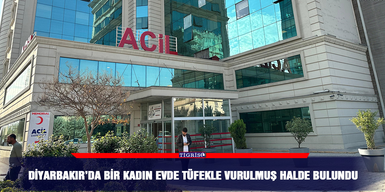 Diyarbakır’da bir kadın evde tüfekle vurulmuş halde bulundu