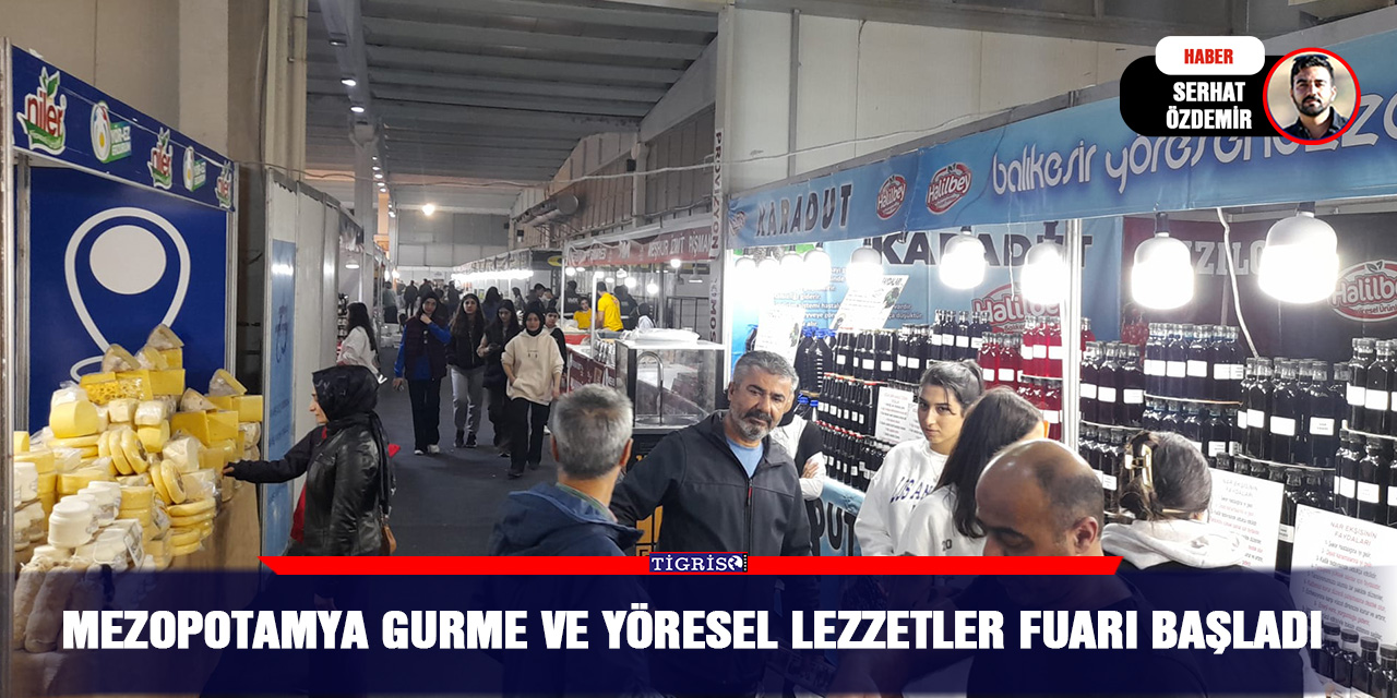 VİDEO - Mezopotamya gurme ve yöresel lezzetler fuarı başladı
