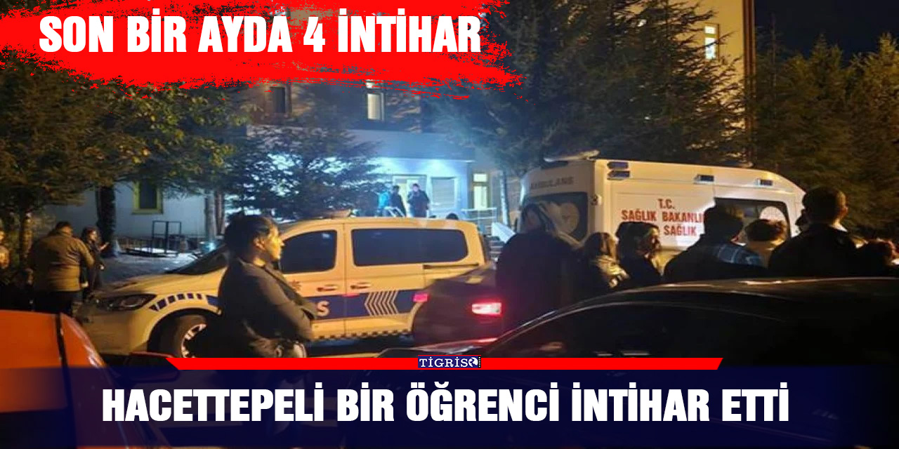 Hacettepeli bir öğrenci intihar etti