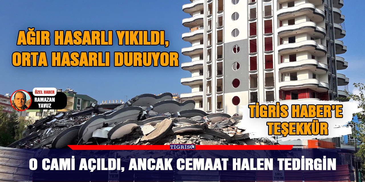 VİDEO - O cami açıldı, ancak cemaat halen tedirgin