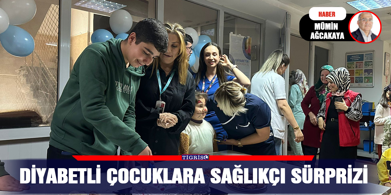 VİDEO - Diyabetli Çocuklara Sağlıkçı sürprizi