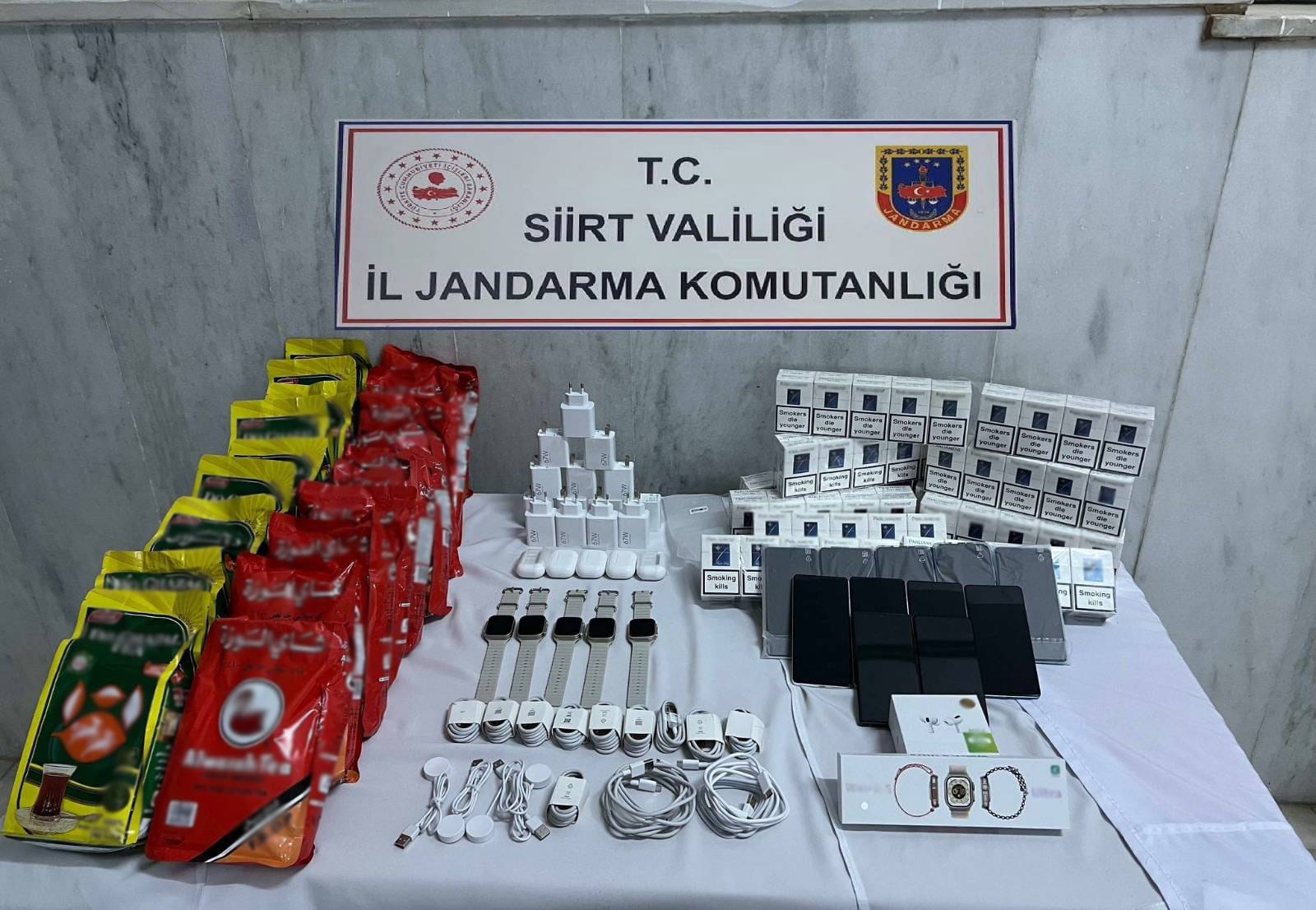 Siirt'te kaçakçılık operasyonu