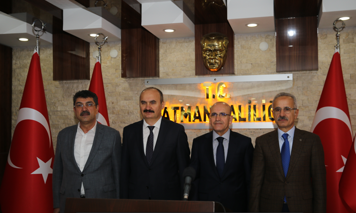 Bakan Şimşek ve Uraloğlu, Batman'daki yatırımları değerlendirdi