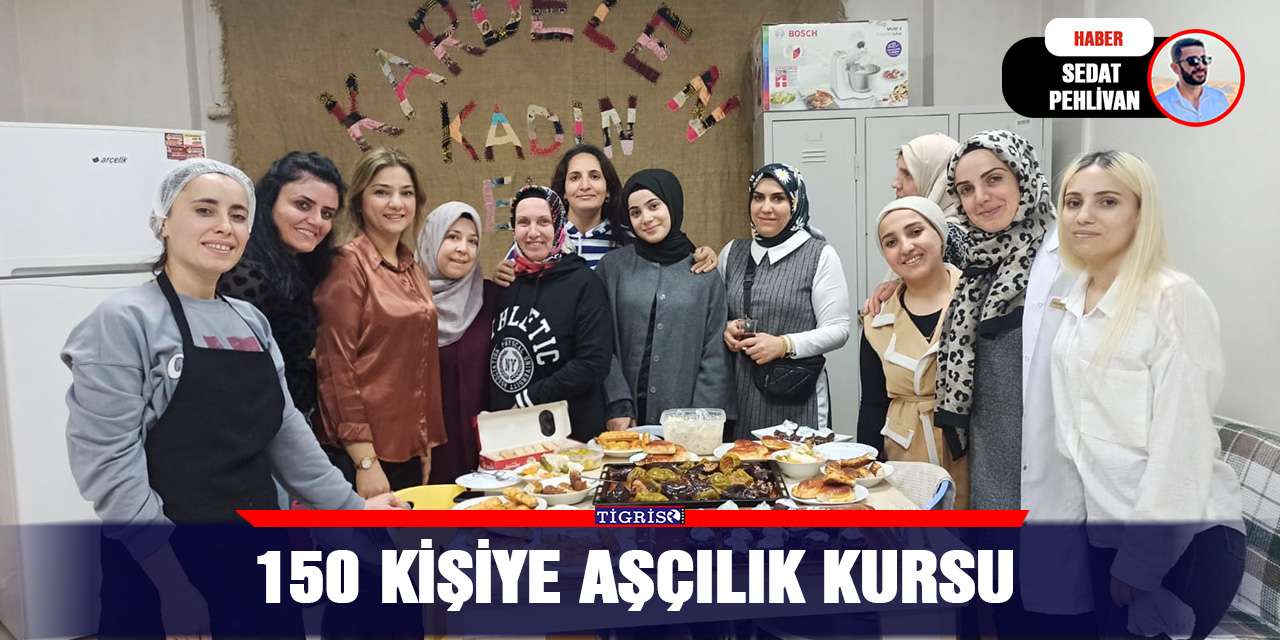 150 kişiye aşçılık kursu