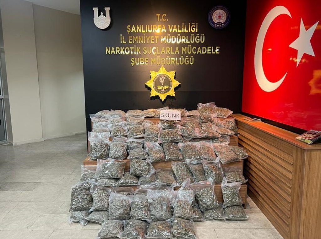 Şanlıurfa'da 46 kilo sentetik uyuşturucu ele geçirildi