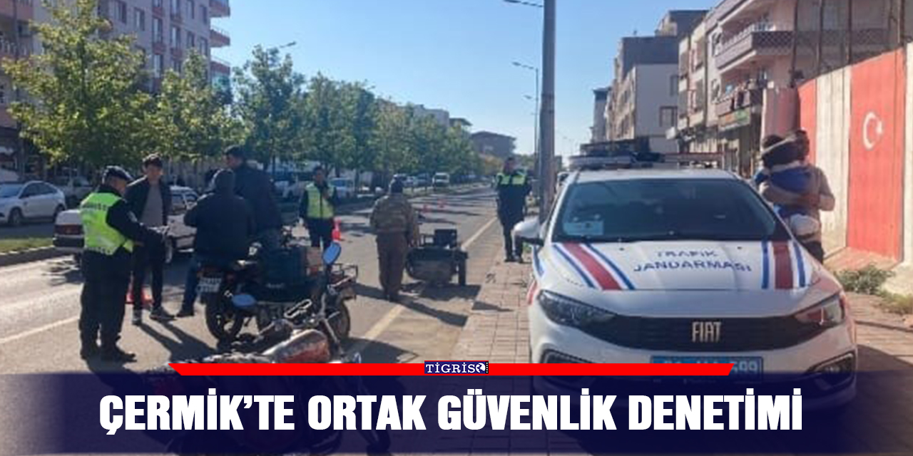 Çermik’te ortak güvenlik denetimi