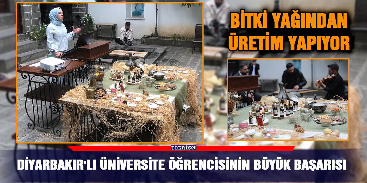 VİDEO - Diyarbakır'lı üniversite öğrencisinin büyük başarısı