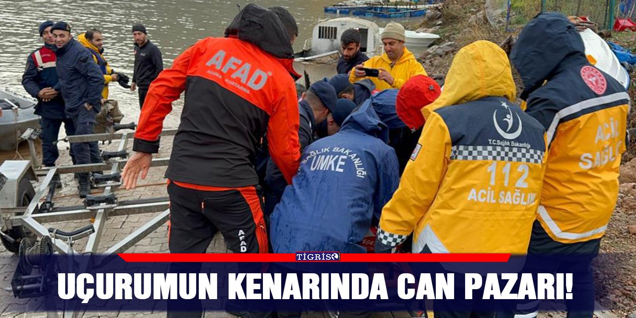 VİDEO - Uçurumun kenarında can pazarı!