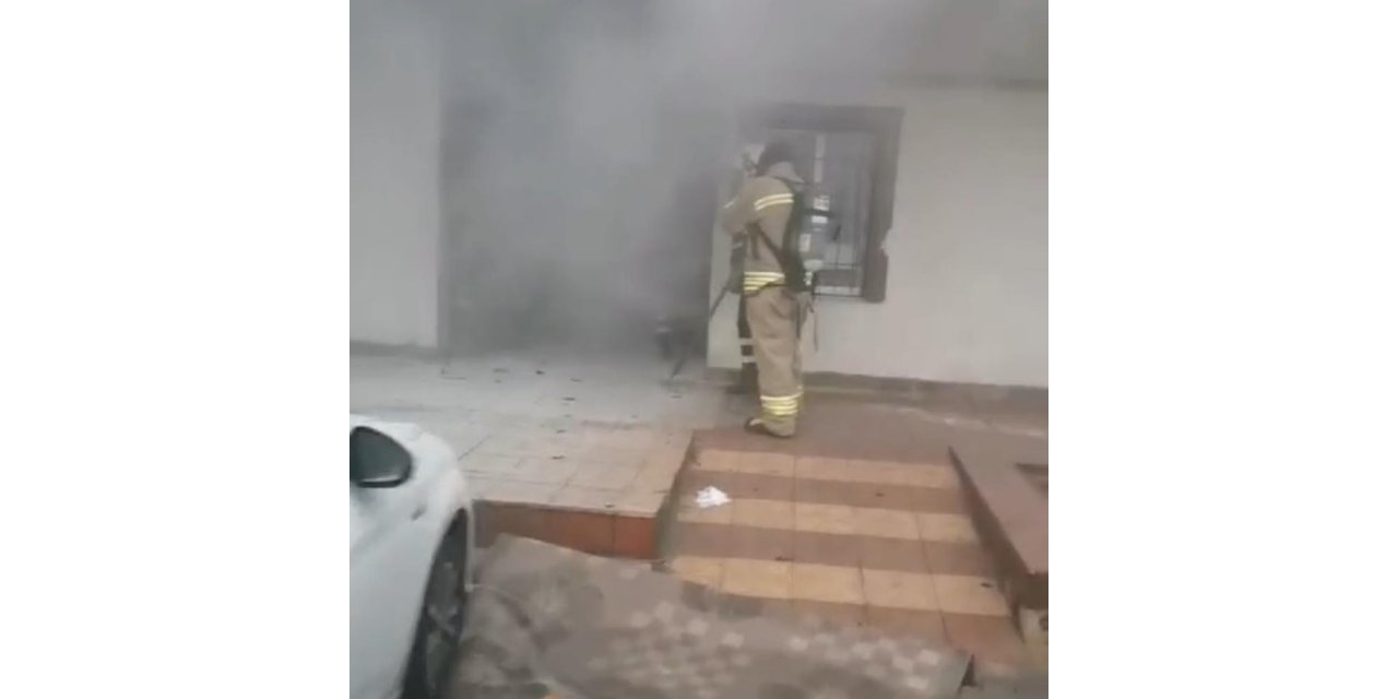 Elektrik panosunda yangın panik yarattı